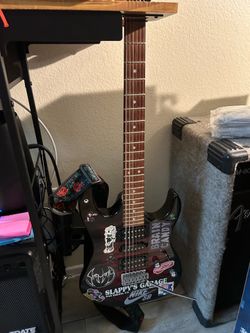 Guitar, amp, pedal
