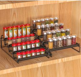 Expandable 4-Tier Spice Rack Organizer