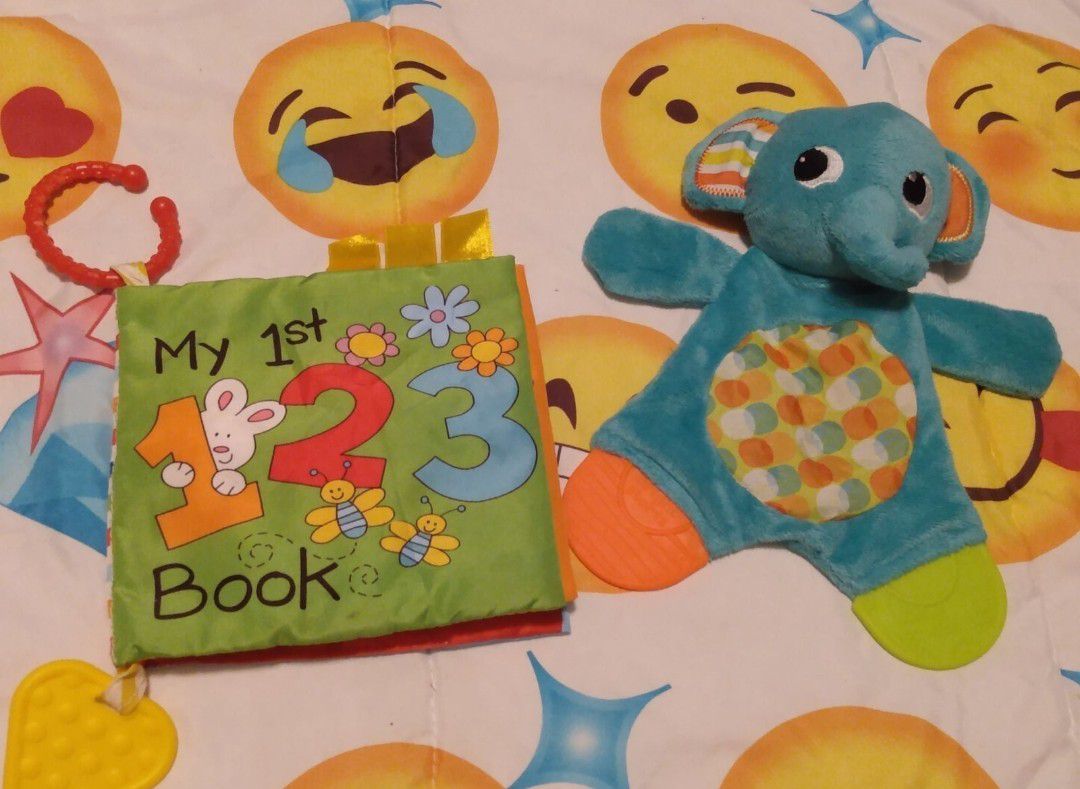 Baby Toys Toy Bundle Teether & Cloth Book ❤️😍