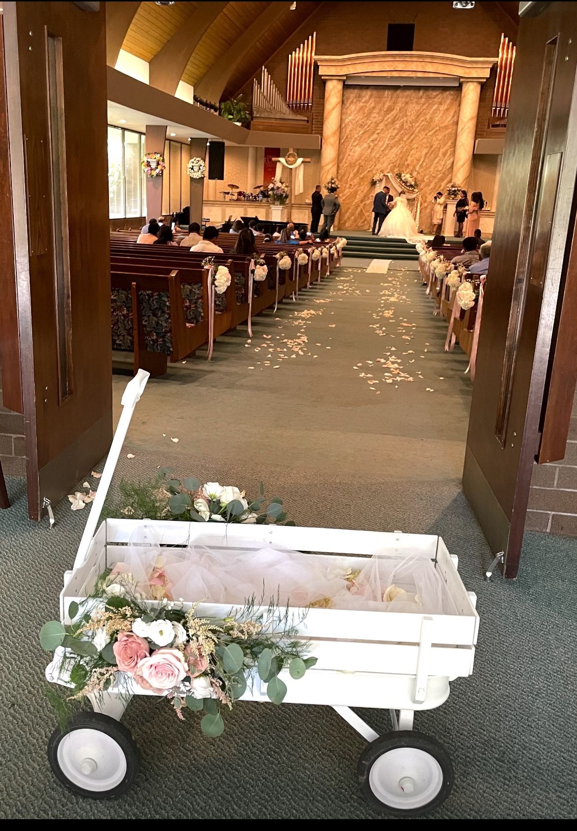 Wedding Flower Wagon