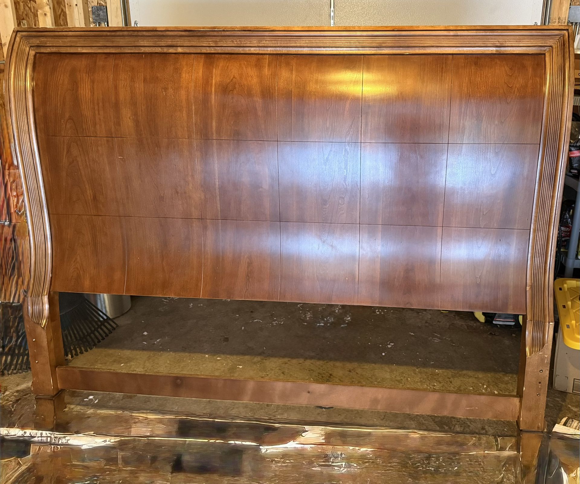 Solid Wood King Size Bed Frame