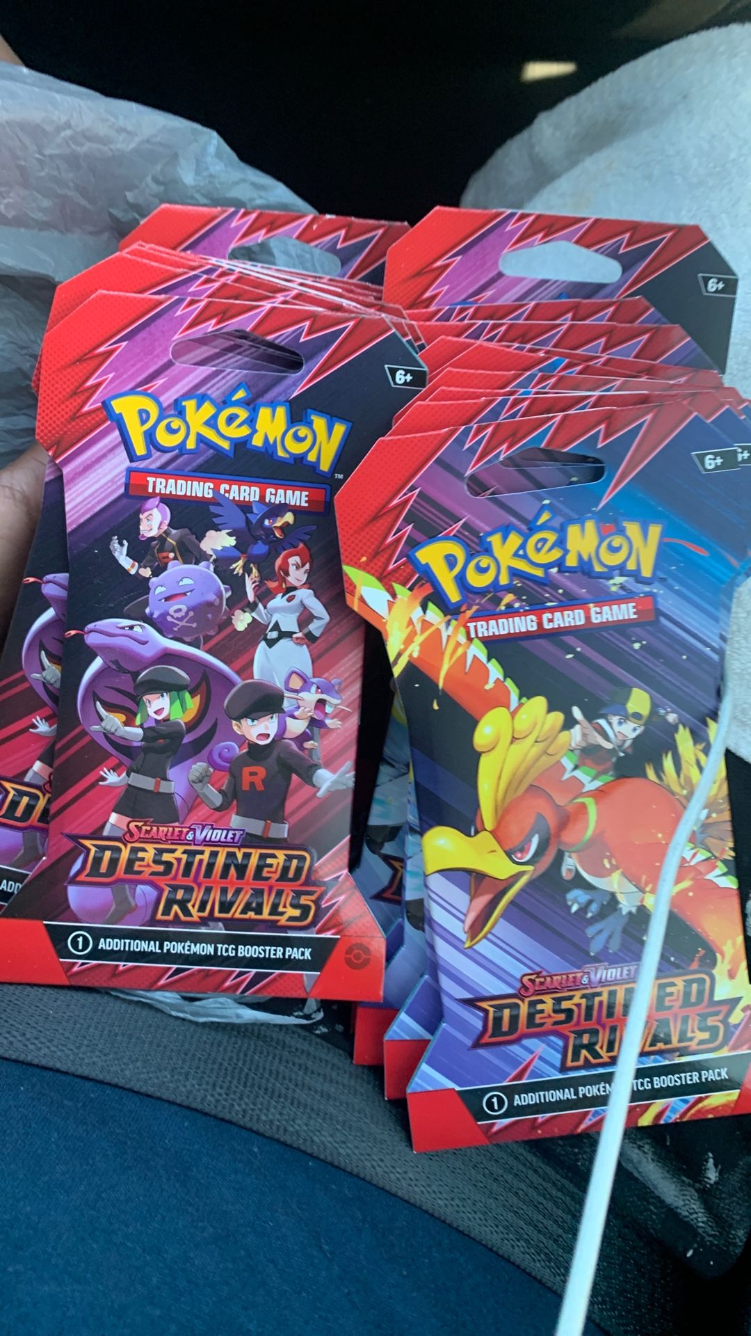 Pokémon Destined Rivals Booster Packs