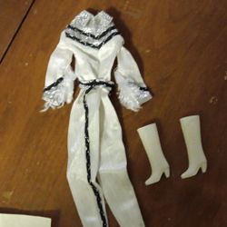 Vintage 1980's  Barbie Western Jumpsuite  & Boots