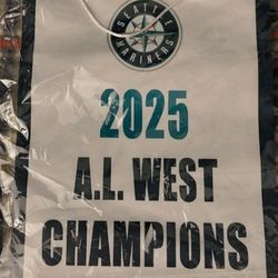 2025 AL West Champions Banner SGA 3/27/2026 Brand New