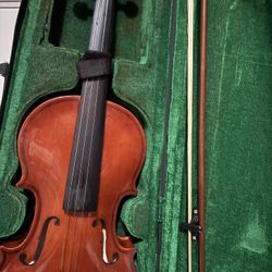 Violin Full Size w/ Case & Bow 