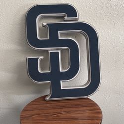Vintage Padres Foam Sign 