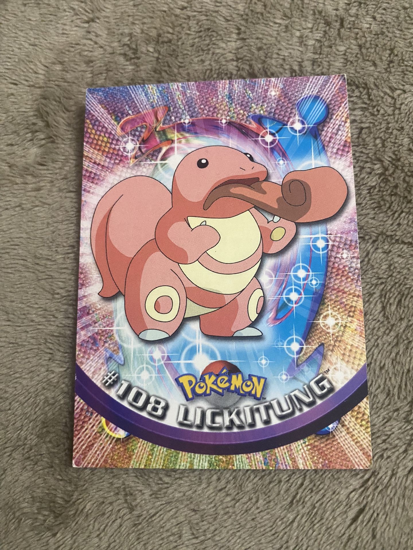 Pokemon Lickitung Topps Card