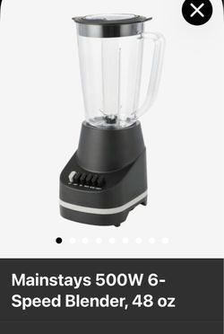 500 Watt 6 speed blender