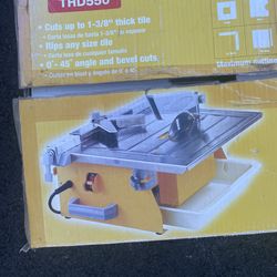 7” tile wet saw