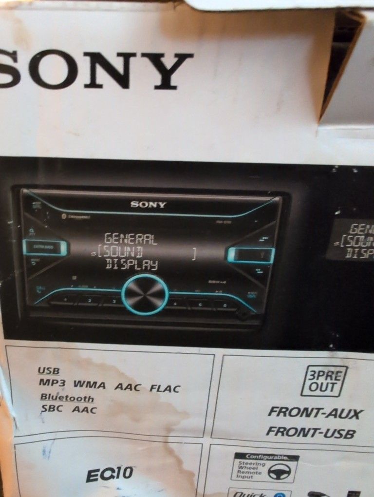 Sony Car Audio Speakers Amps