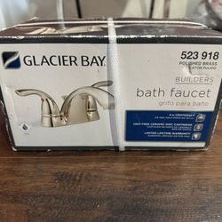 Glacier Bay Builders Bath Faucet Polished Brass 523 918  