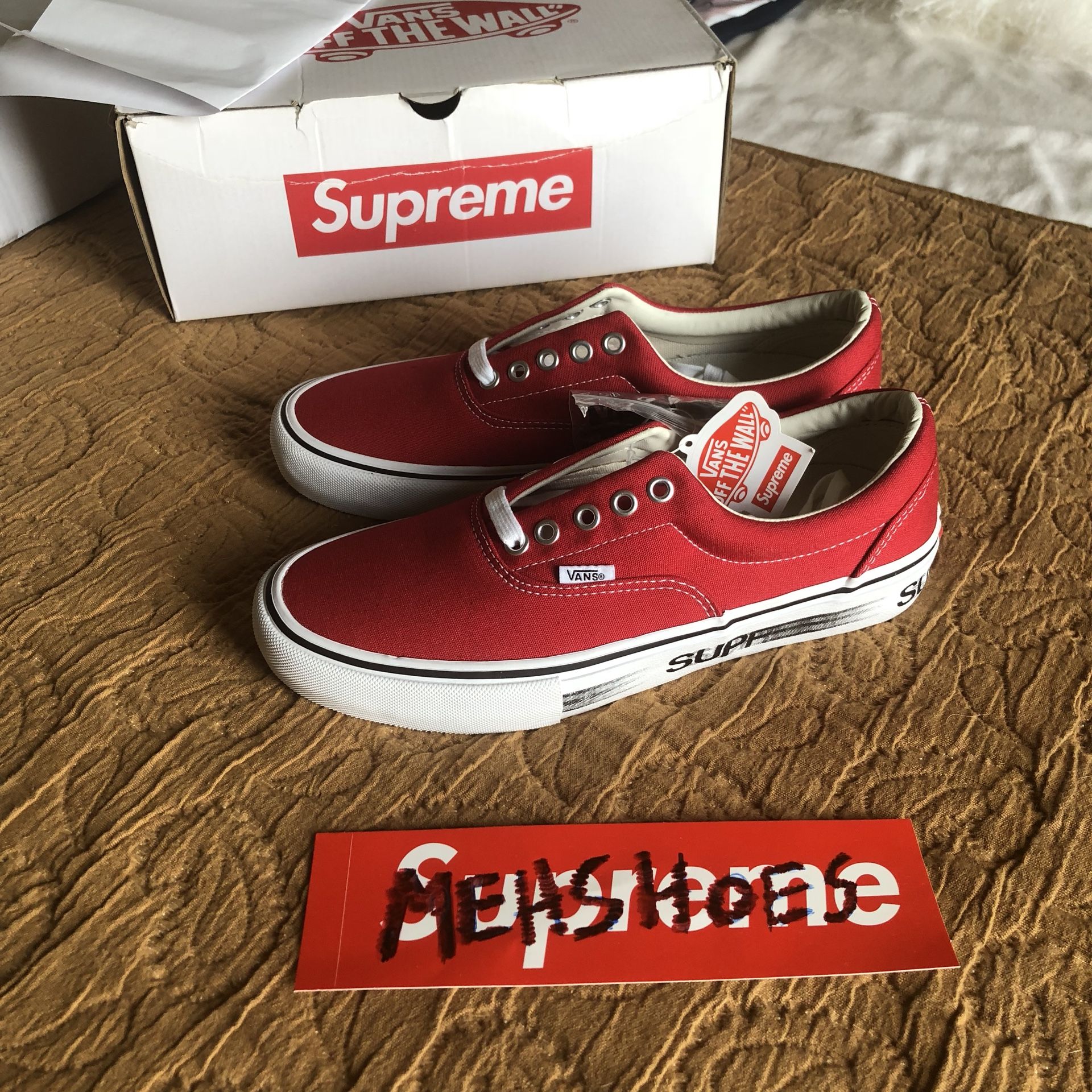 Supreme Motion Logo Vans