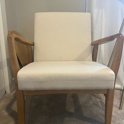 Mid century Modern Wooden Accent Chair