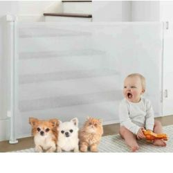 White Retractable Gate   **NEW**   #LR