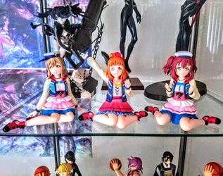 Love Live! Sunshine!! Aqours - Hanamaru, Chika, & Ruby Anime Figure Bundle Lot