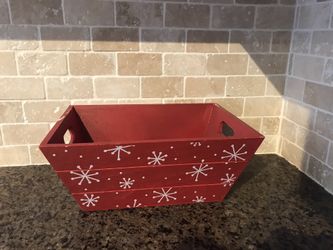 Christmas-Themed Wooden Gift Box - Cary, NC