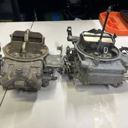 2 Holley Carbs, 600cfm Street Warrior And Marine