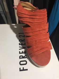 Forever 21 Coral Wedge