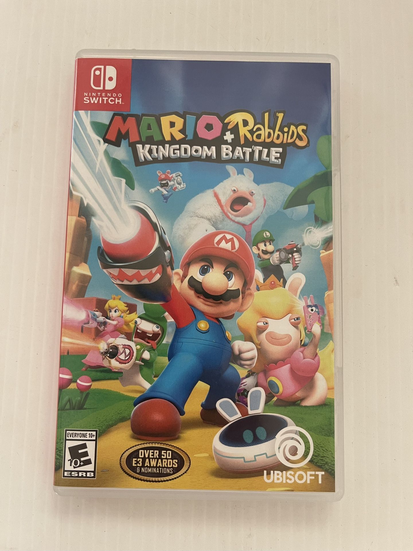 Mario Rabbids Kingdom Battle Nintendo Switch REPLACEMENT CASE ONLY