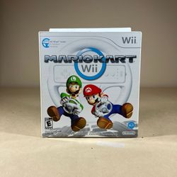 New Mario Kart Wii [Wheel Bundle] (Nintendo Wii, 2008)