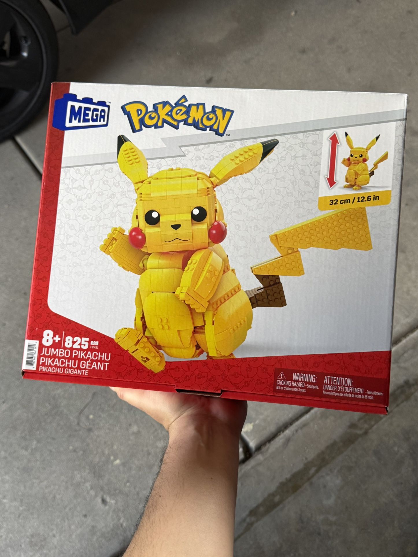Brand New MEGA Pokémon Building Toys Set Jumbo Pikachu with 806 Pieces, Articulated and Poseable, 12 Inches Tall Open To Reasonable Offers