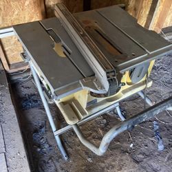 Table Saw And Chop Saw  Ridgid 