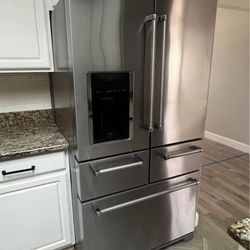 36” W x 36” D Stainless Steel Refrigerator