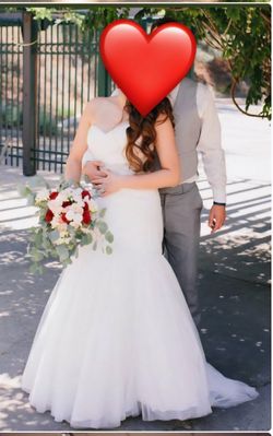 Wedding Dress And Veil