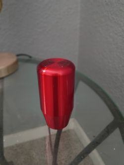 Red car knob