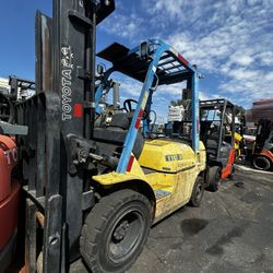 Toyota Forklift! Pneumatic Tires. 