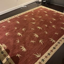 Red Leaf Rug