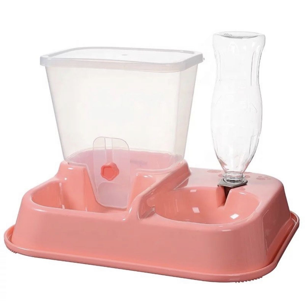 Pet Dog Cat Automatic Pet Feeder Drinker Dispenser Food WaterBowl