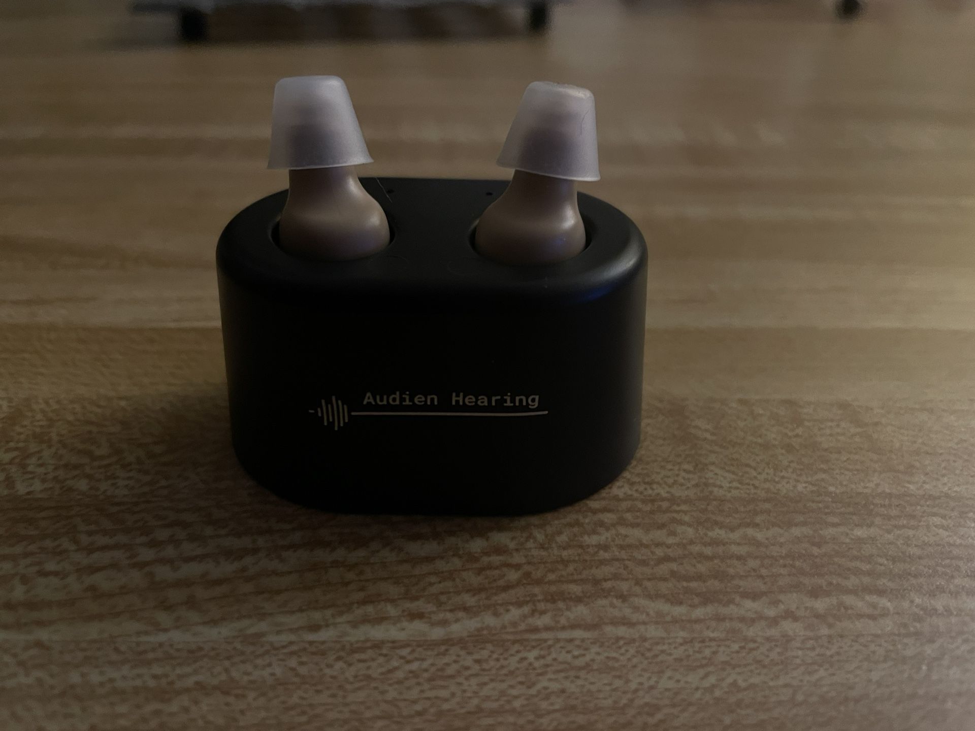 Audien ATOM Rechargeable Hearing Amplifier to Aid and Assist Hearing, Premium Comfort Design and Nearly Invisible