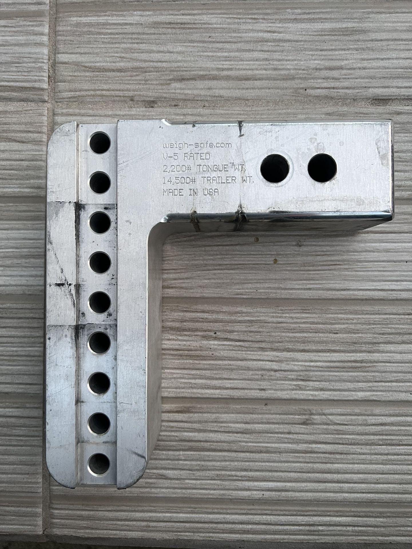 Weigh Safe Drawbar 2.5” Shank