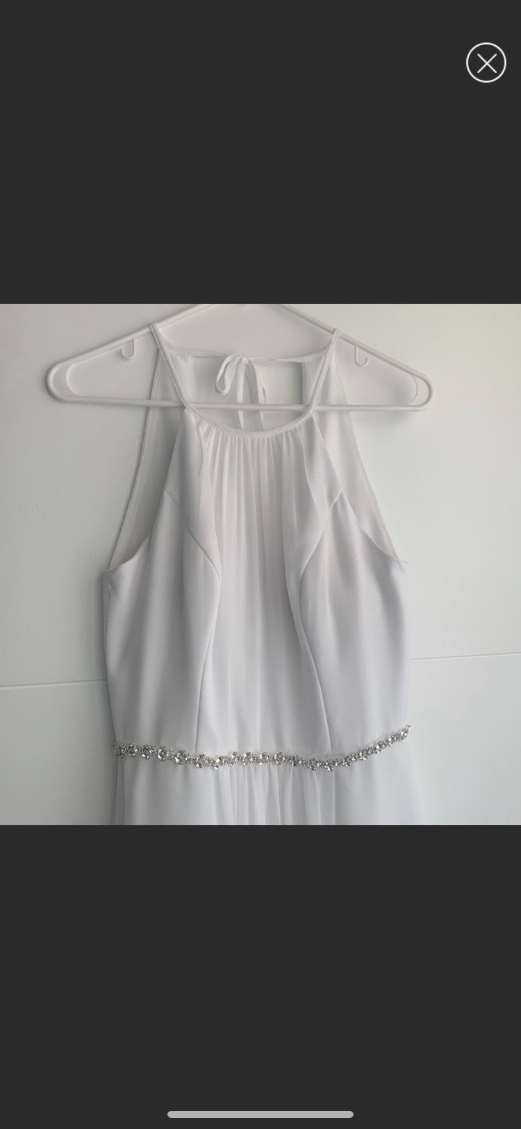 Still Available! David’s Bridal Chiffon A line Wedding Dress