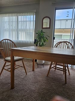 Dining table  6 chairs