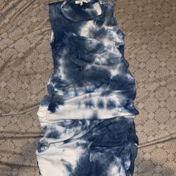 Tie Dye Dress Mid length 