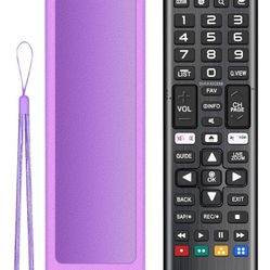 Replacement Remote Control No Setup Fit LG TV Remote with Anti-Lost Soft Protective Silicone Cover Case Blue