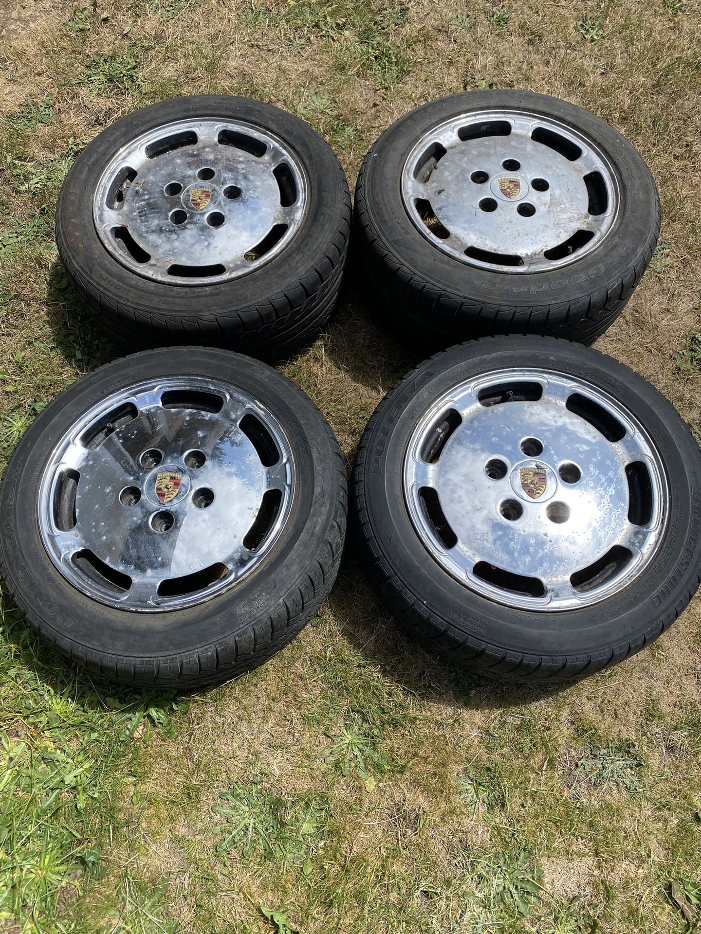 Old School 16” Porsche Wheels 5x130 *Tires Trash*