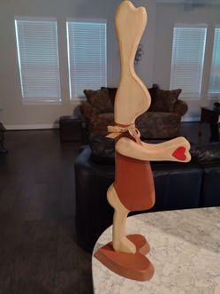 Wooden rabbit