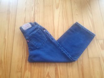 Levi's 550 boys blue denim jeans size 8reg 24x22