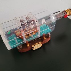 LEGO ship In A Bottle