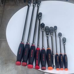 Snap On Ratcheting. 10 Pieces 