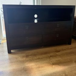 Pottery Barn Rhys Media Console TV Stand With Drawers