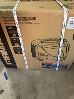 Fireman 1600w/2000w Gas Recoil Start Inverter Generator Reconditioned 