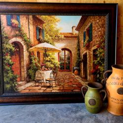 Visser Enterprises Tuscan Landscape Painting 