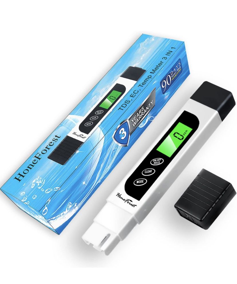 Water Quality Tester, Accurate and Reliable, HoneForest TDS Meter, EC Meter