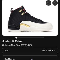 Chinese New Year Jordan 12s