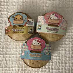 SDCC 2026 Exclusive Hello Kitty Golden Glitter Dumpling Glitter Series COMIC CON