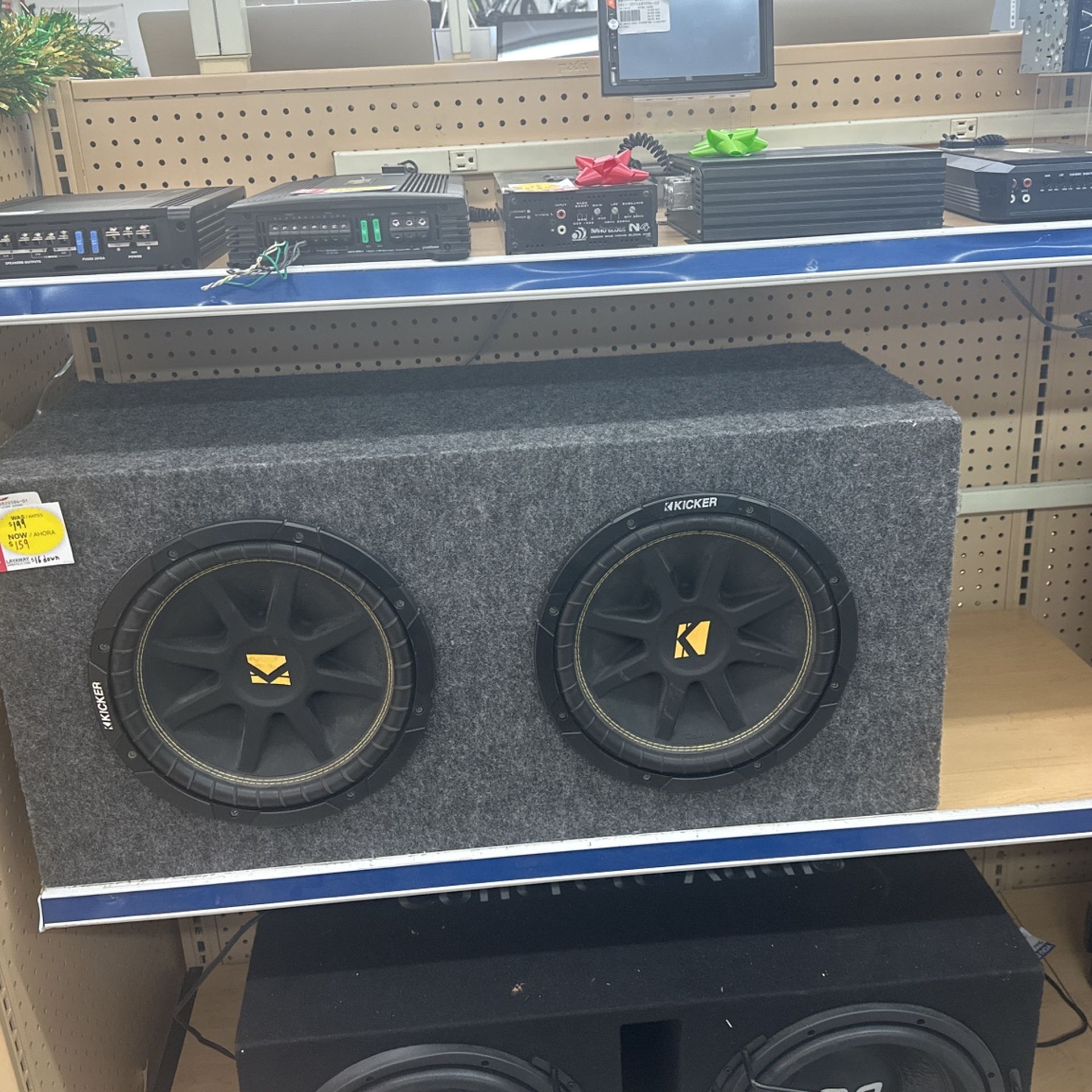 Kicker 12” Sub Box (2 Subs)